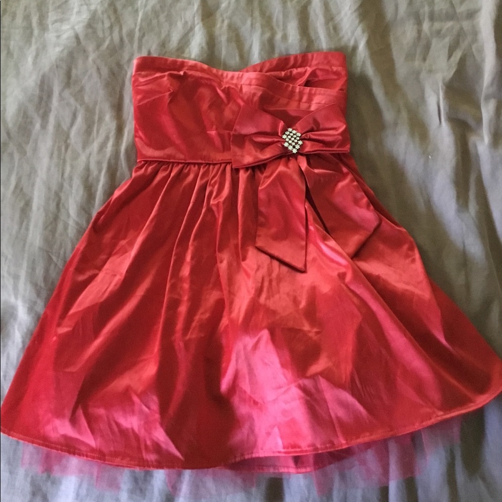 Red party dress from Daisy Shoppe